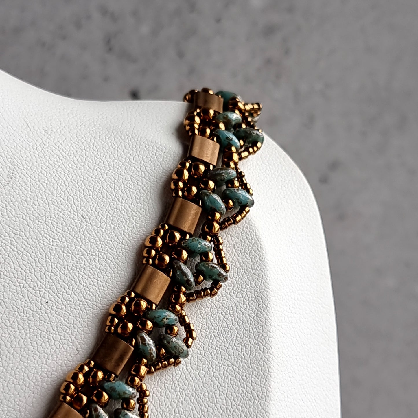 Pinnacle Necklace - Tila Beads & Superduo