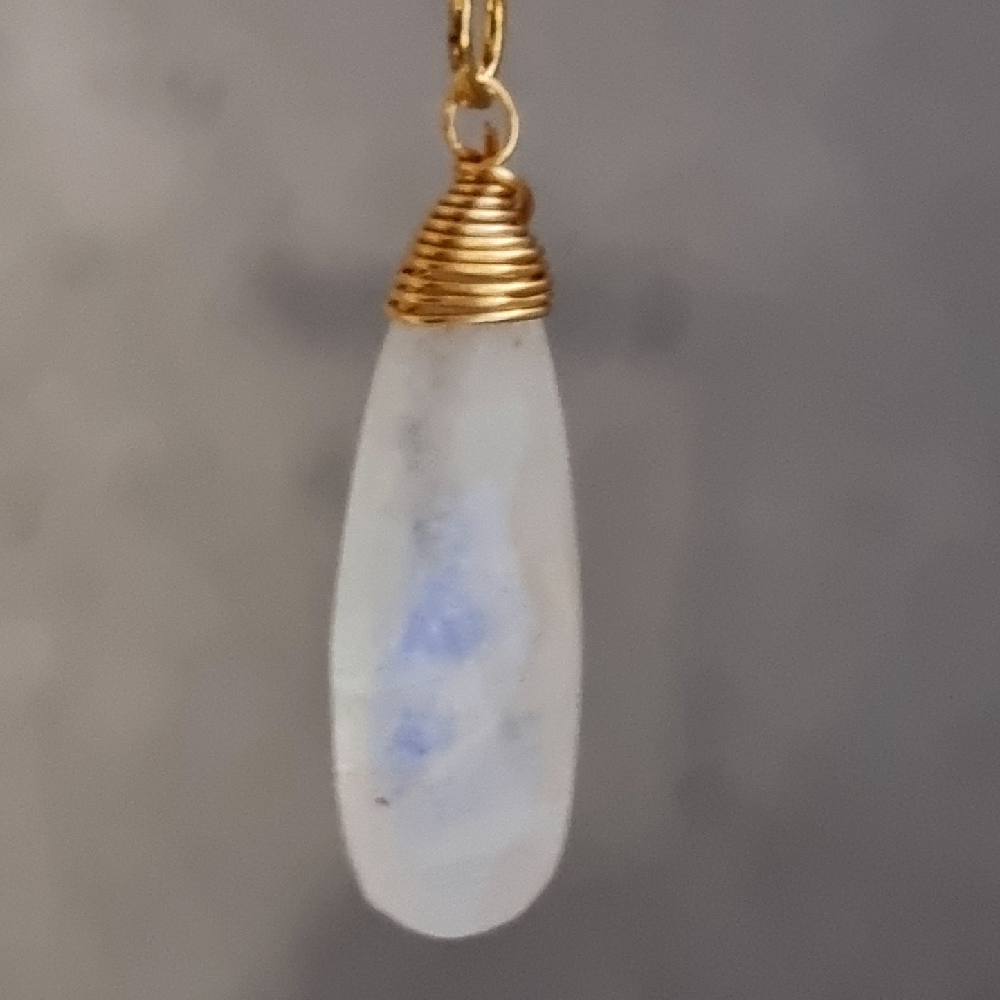 Abacus Rainbow with Rainbow Moonstone Gemstone Earrings