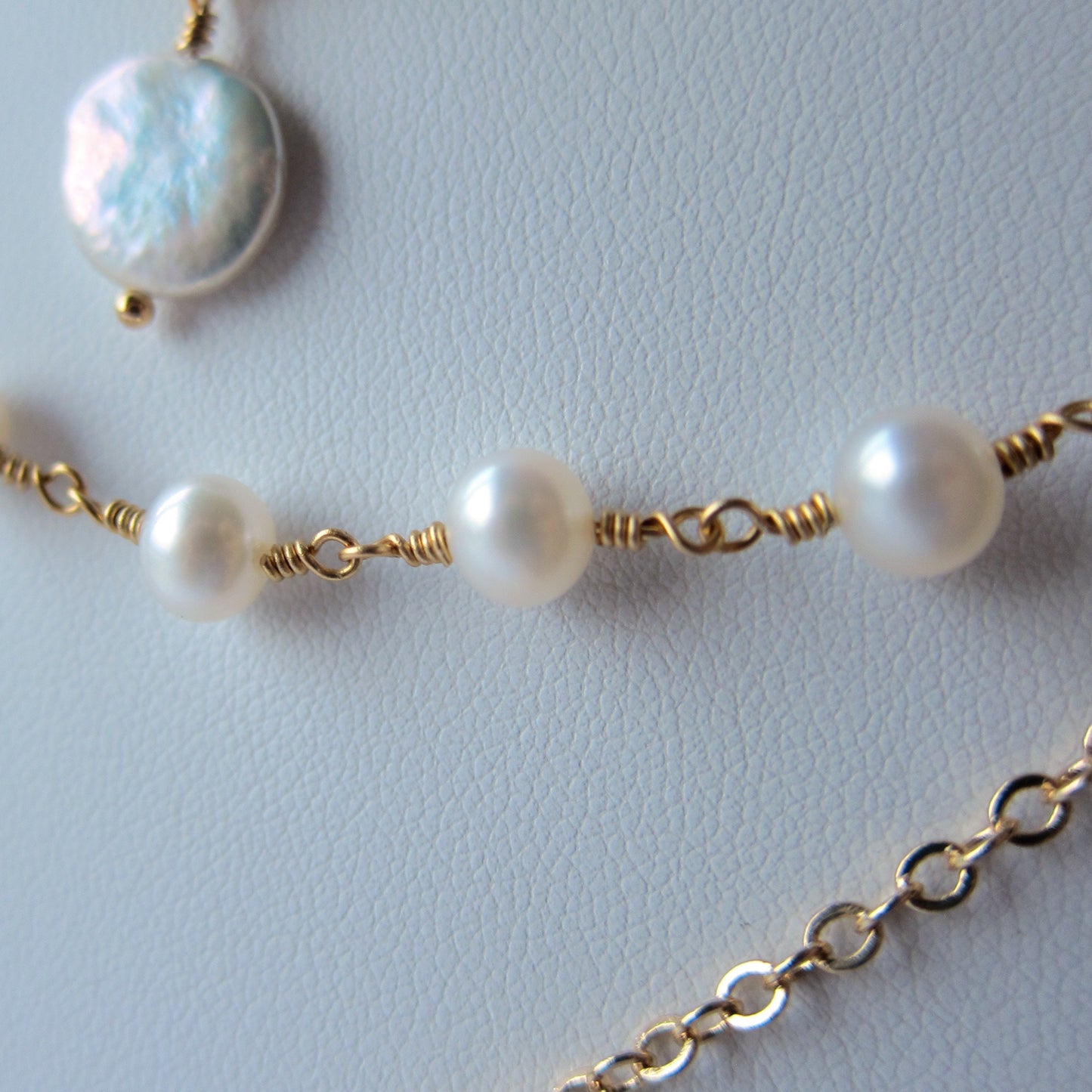 3 Layers Fresh Water Pearl Necklace