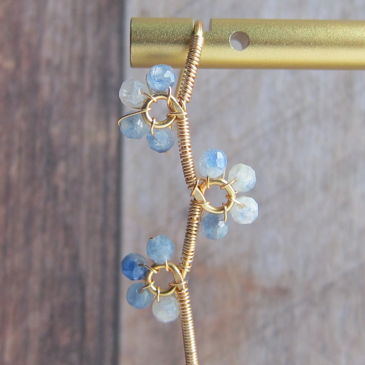 Kyanite Vine Gemstone Earrings