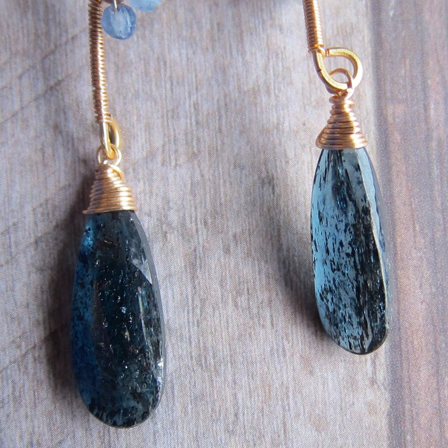 Kyanite Vine Gemstone Earrings