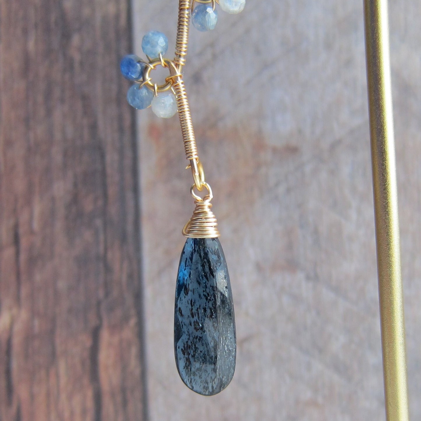 Kyanite Vine Gemstone Earrings