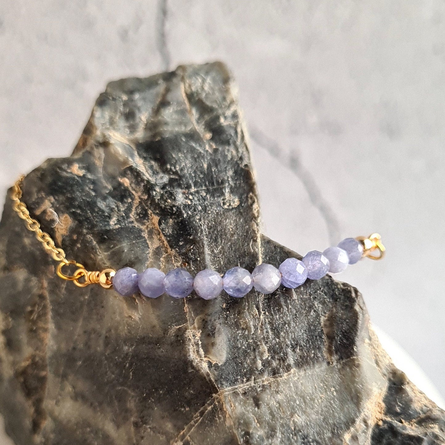 Bar Bracelet - Gemstones - Ruby, Amethyst, Tanzanite, Jade, Golden Obsidian