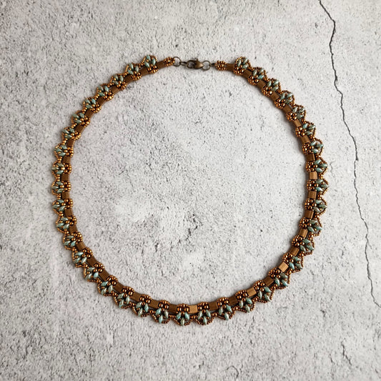 Pinnacle Necklace - Tila Beads & Superduo